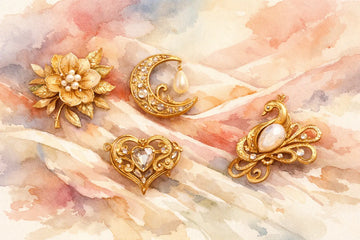 Gold Brooches That Make Every Outfit Matter
