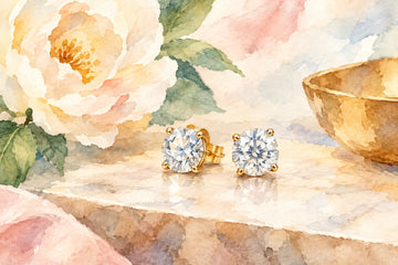 Diamond Gold Studs That Earn Their Place