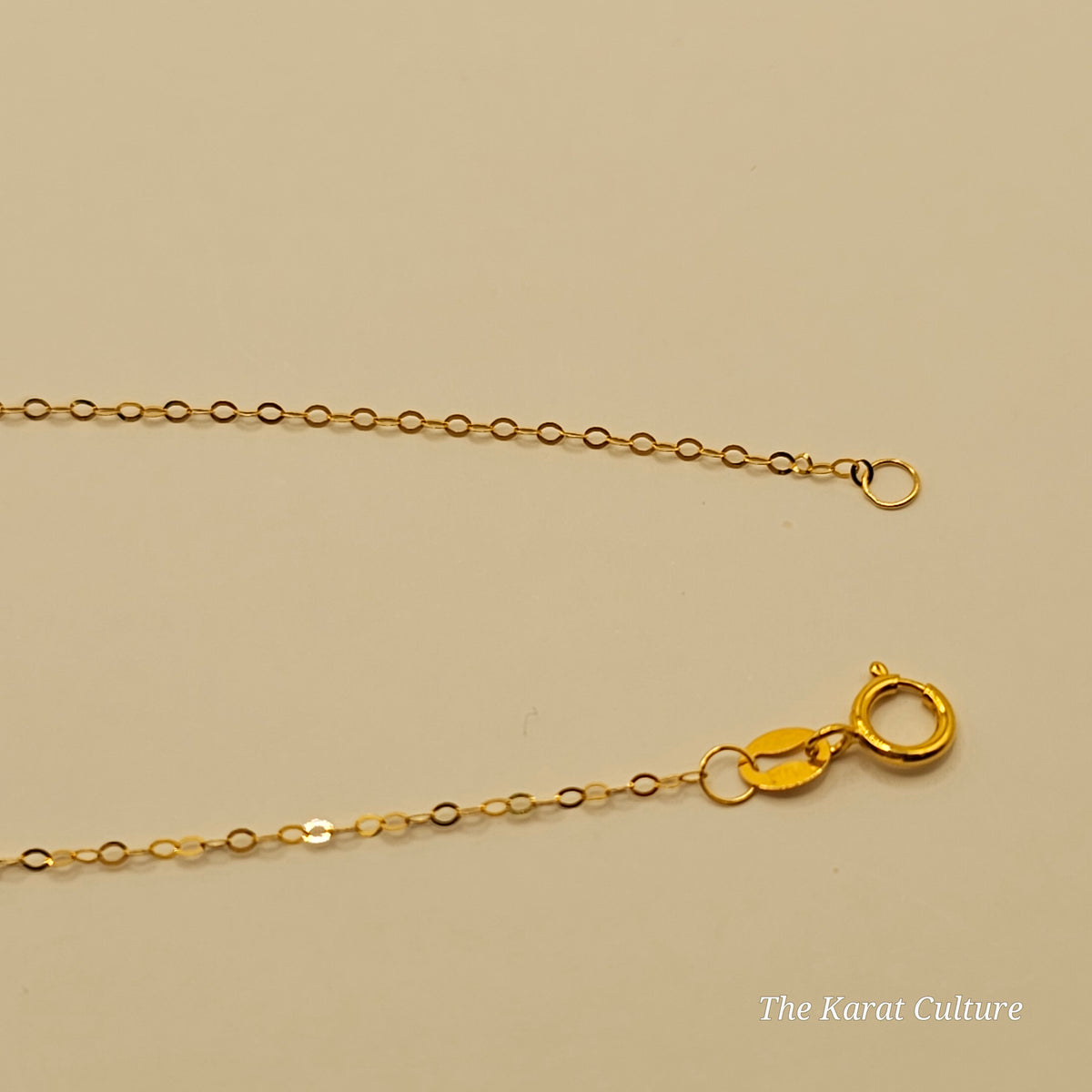 18K Solid Gold Dainty Love Heart Necklace