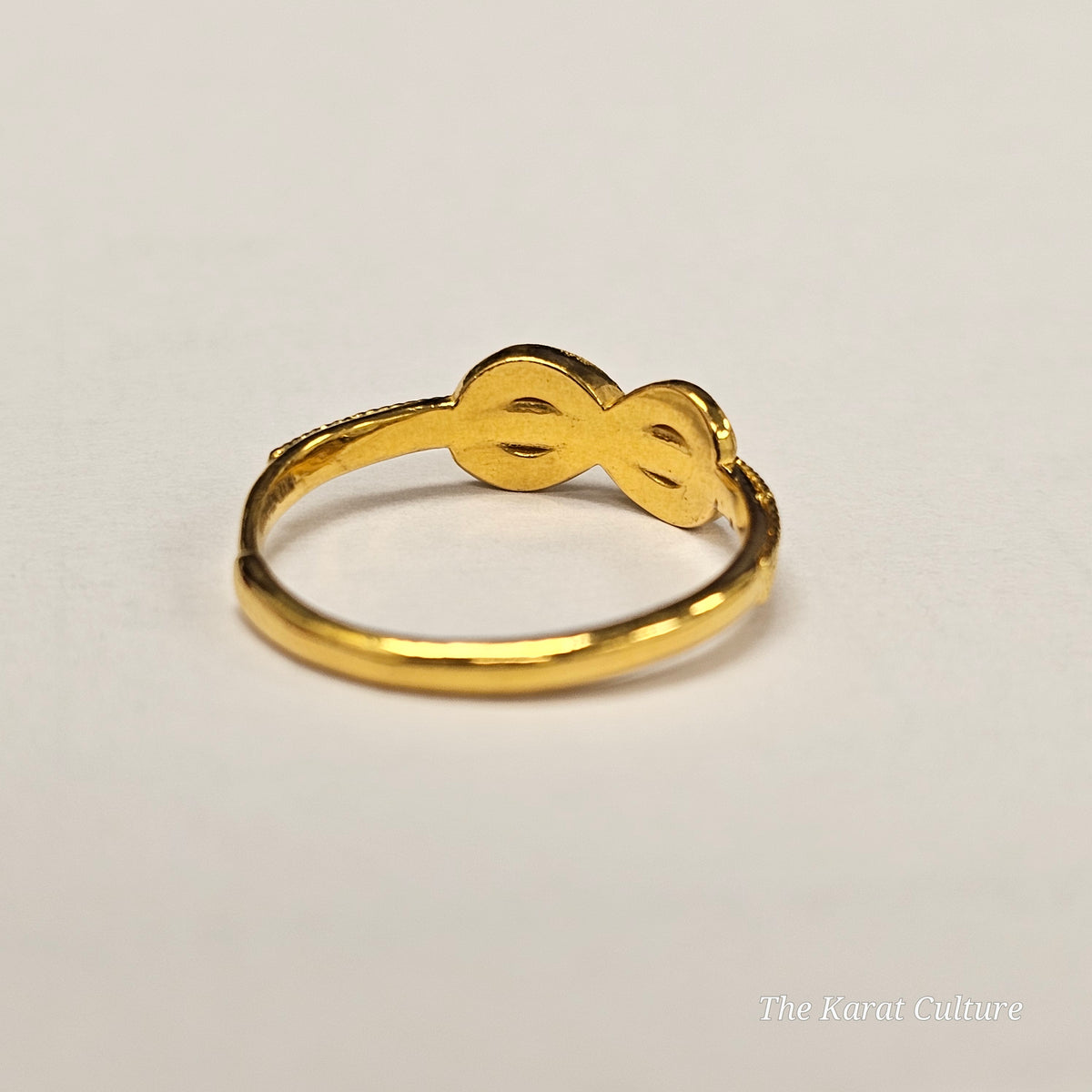 24K Solid Gold Infinity Ring