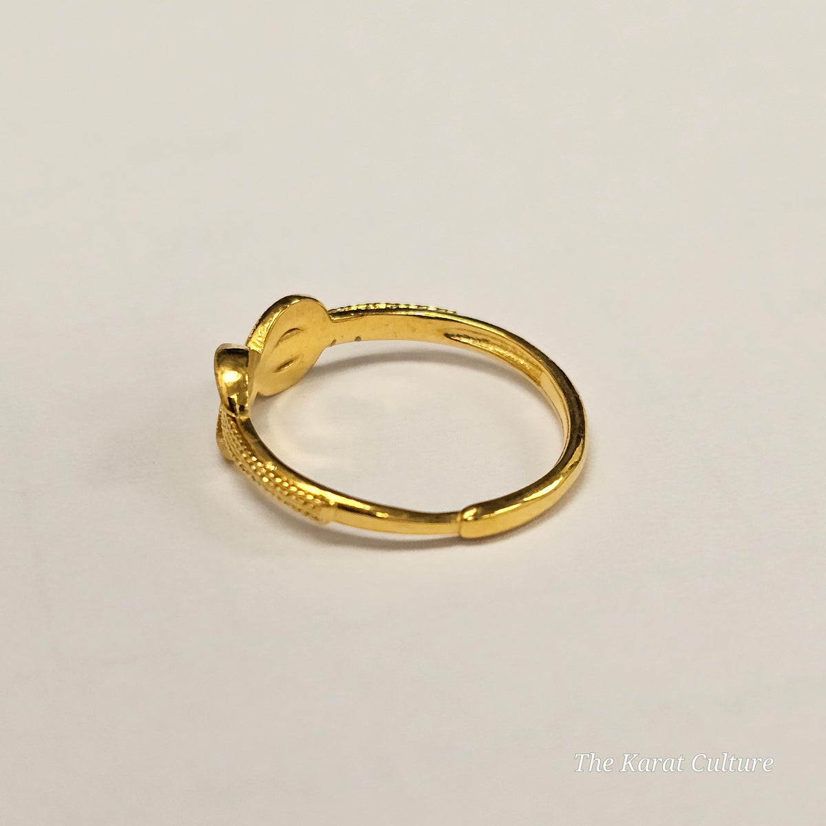 24K Solid Gold Infinity Ring