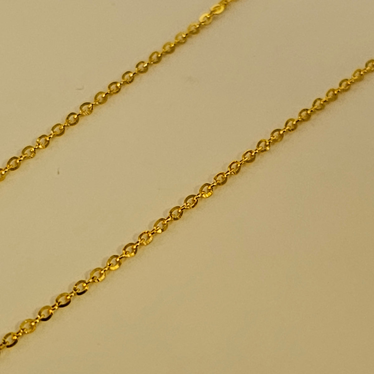 24K Solid Gold Flower Necklace
