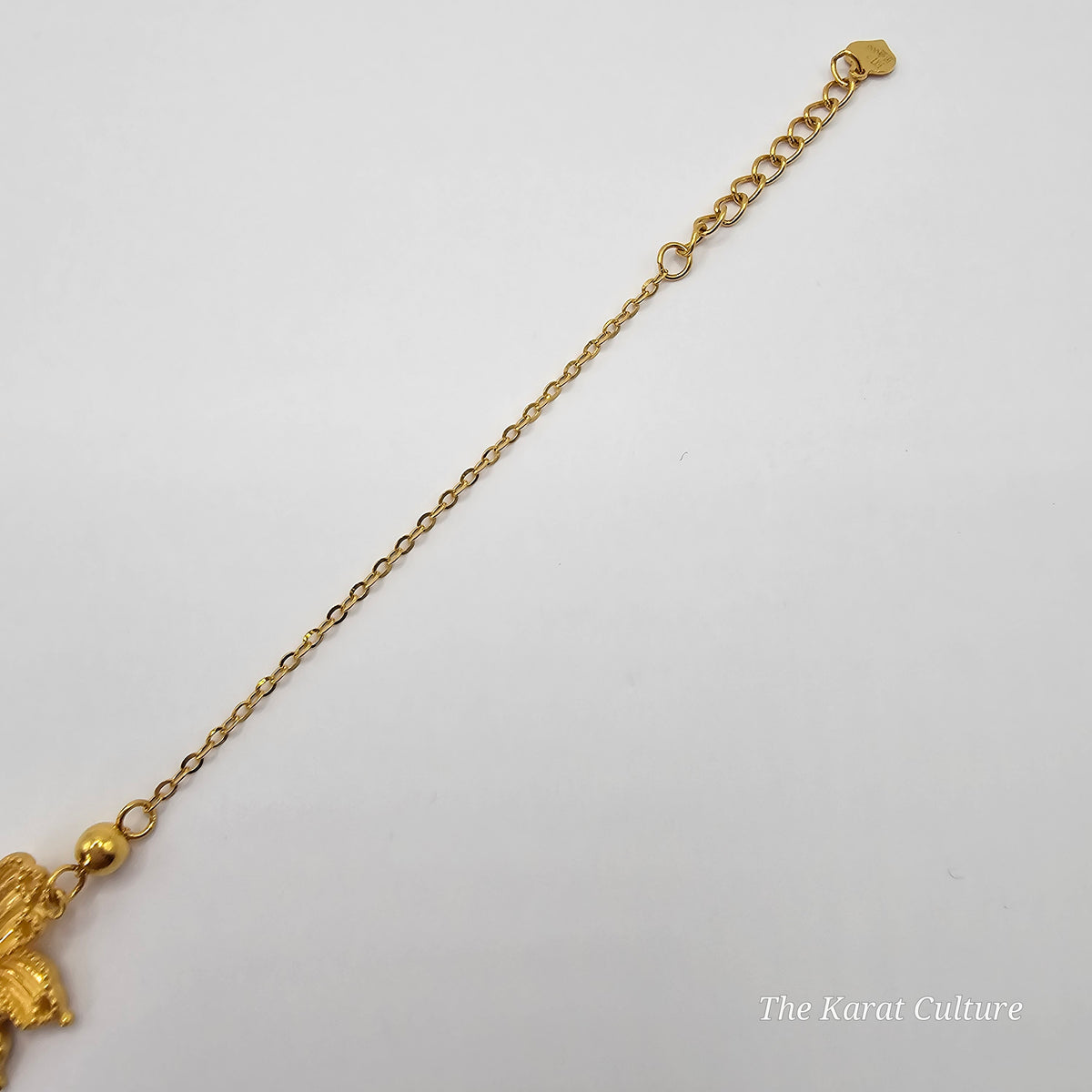 24K Solid Gold Single Butterfly Bracelet