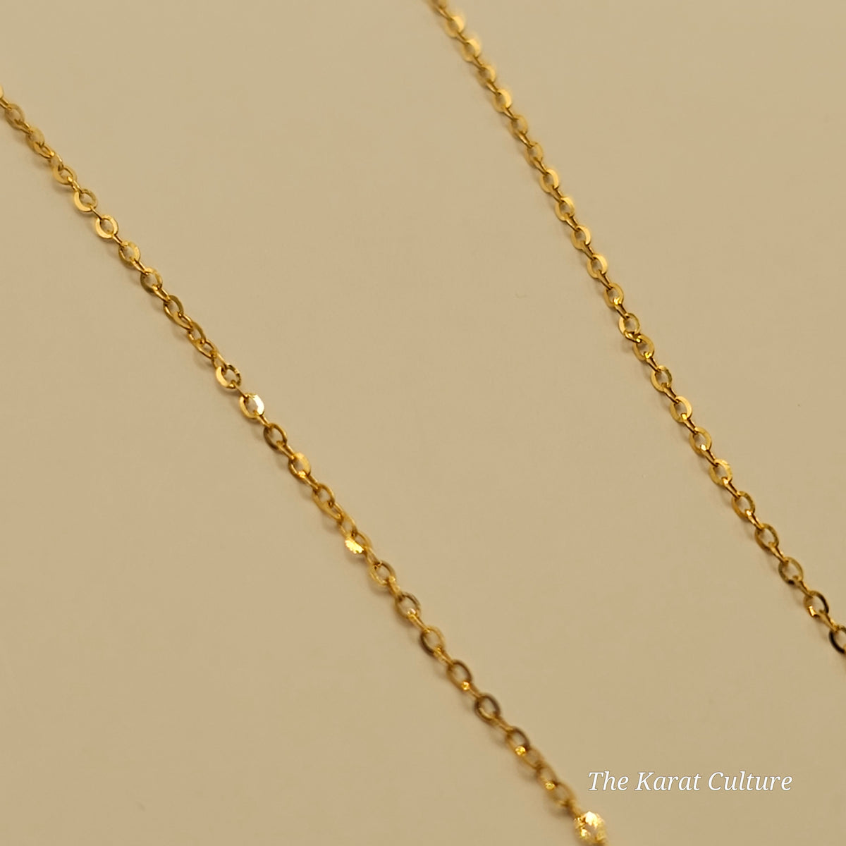 18K Solid Gold Star Diamond Necklace