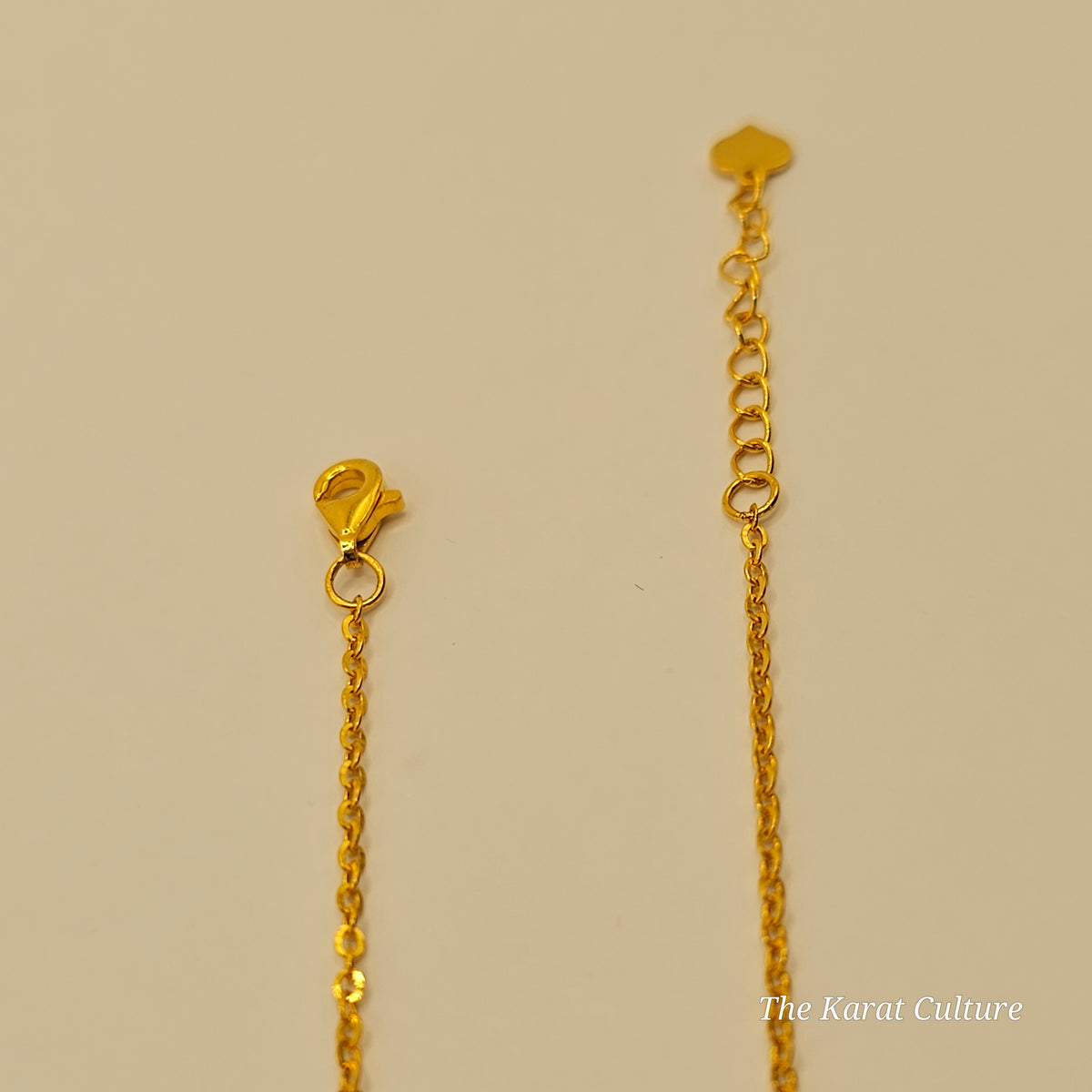 24K Solid Gold Evil Eye Necklace